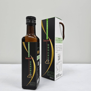 Sacha Inchi Oil產品圖，展示瓶裝和包裝盒
